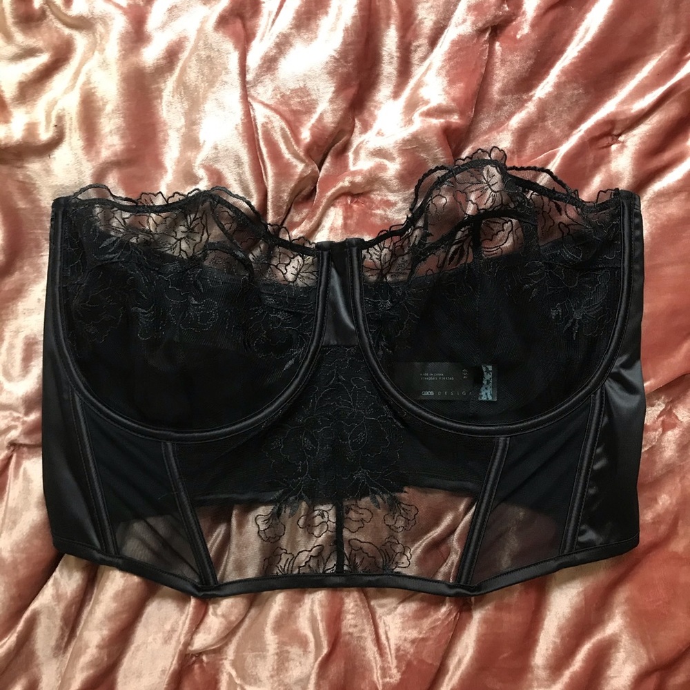 ASOS Design Curve Celia Corset Top